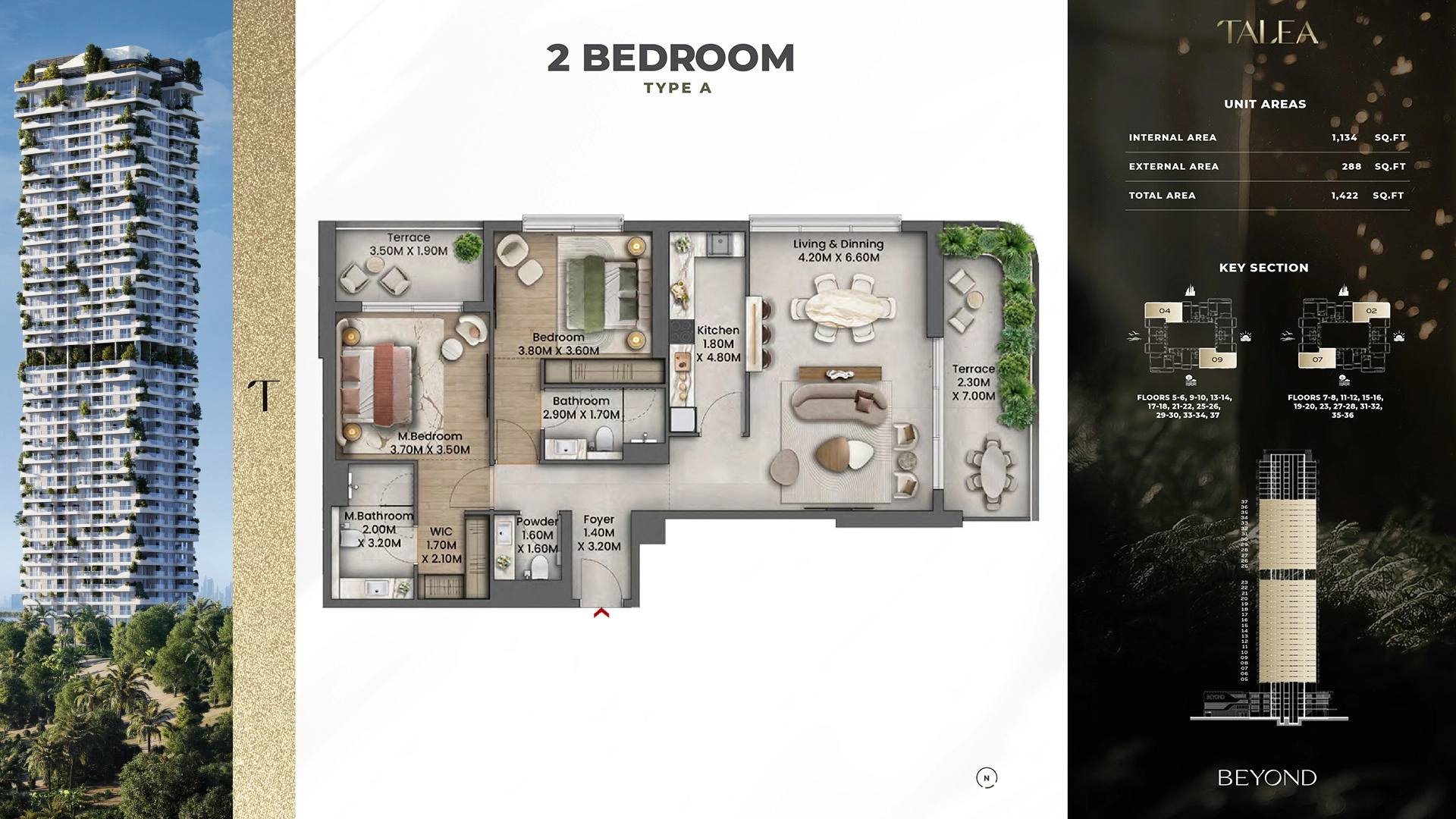 2 BR - Type B